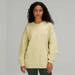 Lululemon Perfectly Oversized Crew in Dew Green